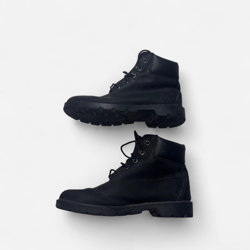 Timberland black leather boots